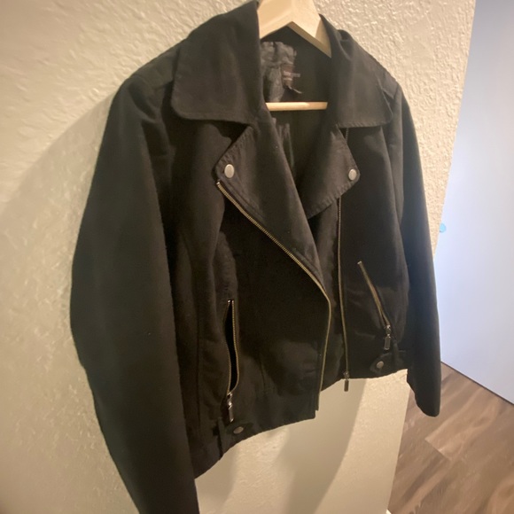 Black suede jacket - Picture 3 of 6